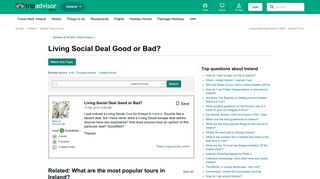 
                            7. Living Social Deal Good or Bad? - Ireland Forum - TripAdvisor