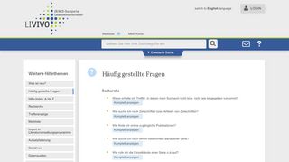 
                            6. LIVIVO - Hilfe - Häufig gestellte Fragen