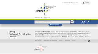 
                            3. LIVIVO - The Search Portal for Life Sciences