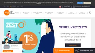 
                            1. Livret d'épargne ZESTO par RCI Bank - Le livret en ligne du Groupe ...