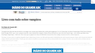 
                            5. Livro com tudo sobre vampiros - Diário do Grande ABC - Notícias e ...