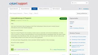 
                            10. Lizenzaktivierung im Programm - Citavi Support