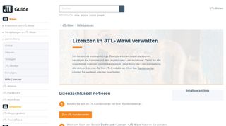 
                            10. Lizenzverwaltung von JTL-Wawi – JTL-Guide