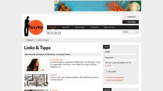 
                            5. LizzyNet.de - Links & Tipps
