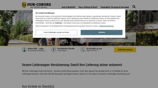 
                            5. LKW-Versicherung – Lieferwagen & Transporter | HUK-COBURG