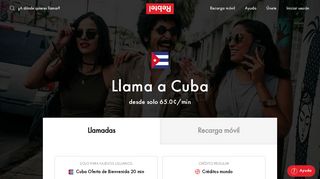 
                            6. Llama a Cuba, ¡Llamadas baratas con Rebtel! - Rebtel.com