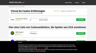 
                            6. lll▷ Circus.be Casino Erfahrungen | 250€ Bonus | Februar 2019
