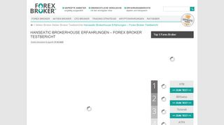 
                            5. lll▷ Hanseatic Brokerhouse Erfahrungen >> Testbericht - Forex Broker