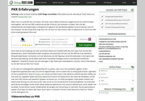 
                            12. lll▷ PKR Betrug oder nicht? +++ Erfahrungen von Betrugstest.com