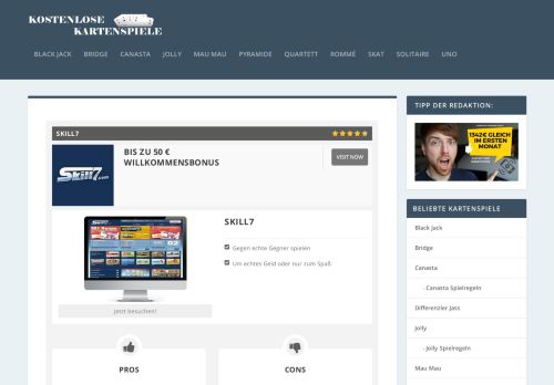 
                            2. lllᐅ Skill7 | Skillgames Online gegen echte Gegner spielen