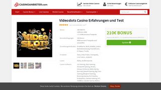 
                            7. lll▷ Videoslots Casino Erfahrung 2019 | 200€ Bonus, 10€ GRATIS, 11 ...