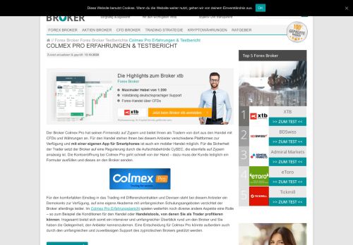 
                            13. lll▷Ist Colmex Pro Betrug? +++ Colmex Pro Trading Erfahrungen +++