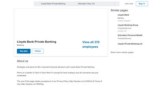 
                            9. Lloyds Bank Private Banking | LinkedIn