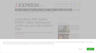 
                            7. Lloyds Bank, TSB, Halifax DOWN: Online banking and mobile app ...