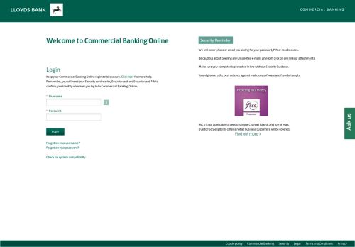 
                            9. Lloyds Commercial Banking | Login