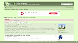 
                            3. LM18 / Cinnamon MDM - Changing Login Screen Background - Linux ...