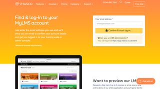 
                            3. LMS Login Area | iHASCO