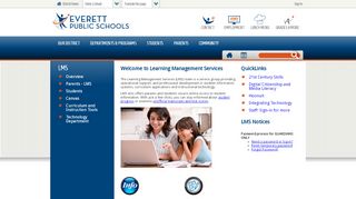 
                            11. LMS / Overview - Everett Public Schools