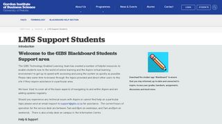 
                            7. LMS Support Students - Gibs