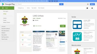 LMS Unhas - Aplikasi di Google Play