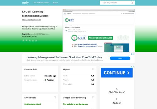 
                            12. lms.kfueit.edu.pk - Learning Management System - Lms ...