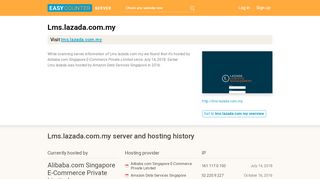 
                            7. Lms.lazada.com.my server and hosting history