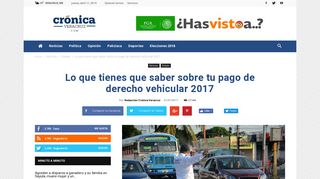 
                            11. Lo que tienes que saber sobre tu pago de derecho ... - Cronica Veracruz