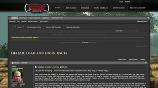 
                            13. Load and login issues - Dungeons and Dragons Online