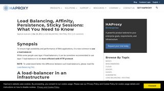 
                            7. Load Balancing, Affinity, Persistence, Sticky Sessions: What You Need ...