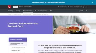 
                            8. Load&Go Reloadable Visa Prepaid card - Australia Post