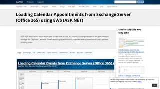 
                            10. Loading Calendar Appointments from Exchange Server (Office 365 ...