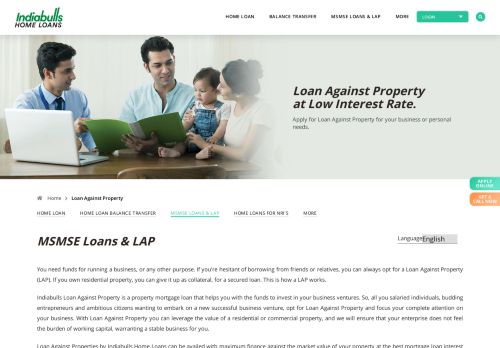 
                            1. Loan Against Property - Indiabulls Housing Finance