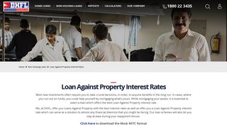 
                            12. Loan Against Property Interest Rates - DHFL