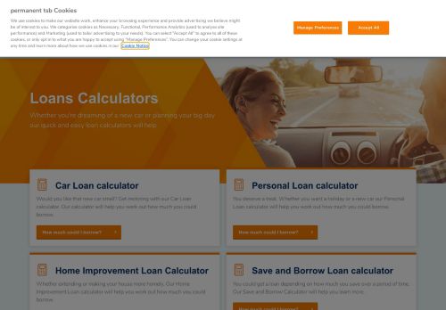 
                            4. Loan Calculators | permanent tsb