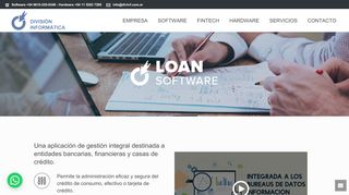 
                            5. Loan: Sistema para Financieras | División Informática