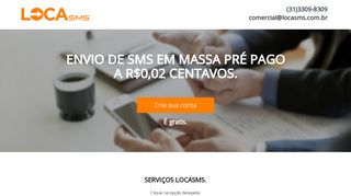 
                            5. Loca SMS | A sua plataforma de envio de SMS em massa