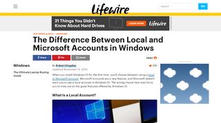 
                            12. Local and Microsoft Accounts Difference in Windows - Lifewire