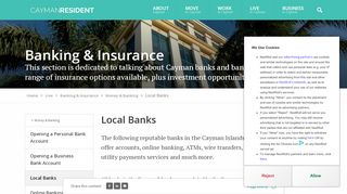 
                            8. Local Banks in the Cayman Islands — Cayman Resident