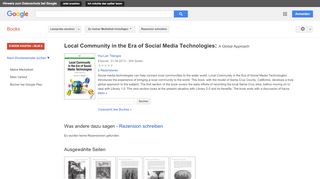 
                            9. Local Community in the Era of Social Media Technologies: A Global ...