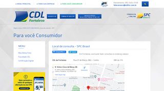 
                            7. Local de consulta - SPC Brasil - CDL Fortaleza