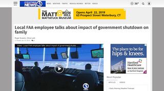
                            10. Local FAA employee talks about impact of government shutdown on ...