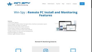 
                            4. Local PC Monitoring Features - Win Mobile Spy Software