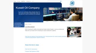 
                            4. Local Recruitment - Kuwait Oil Company