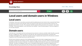 
                            8. Local users and domain users in Windows - IU Knowledge Base