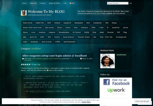 
                            9. localhost | Welcome To My BLOG