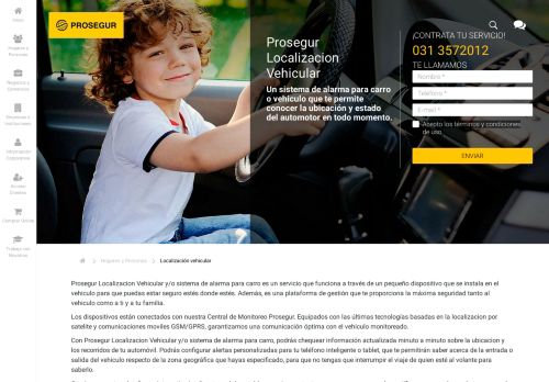 
                            7. Localización Vehicular | Hogares y Personas | Prosegur Colombia