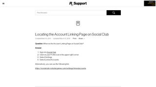 
                            8. Locating the Account Linking Page on Social Club - Rockstar Games ...