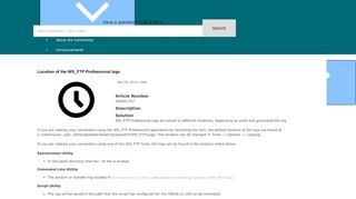 
                            4. Location of the WS_FTP Professional logs - Ipswitch Community