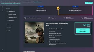 
                            13. Location serveur ArmA 2 DayZ Mod - gportal