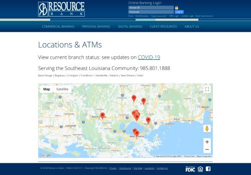
                            3. Locations & ATMs - Resource Bank